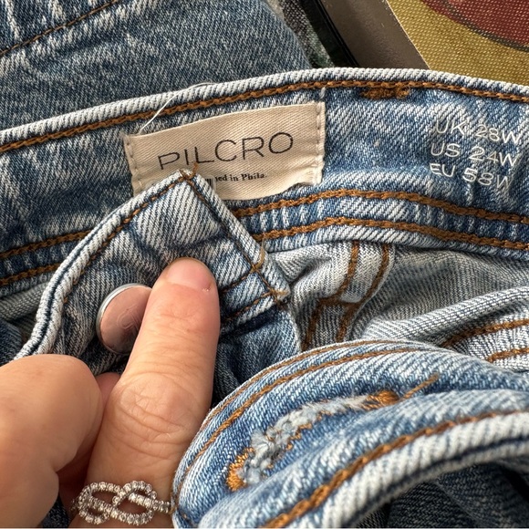 Pilcro Anthropology Low Slung Millie Barrel Jeans - Picture 3 of 4